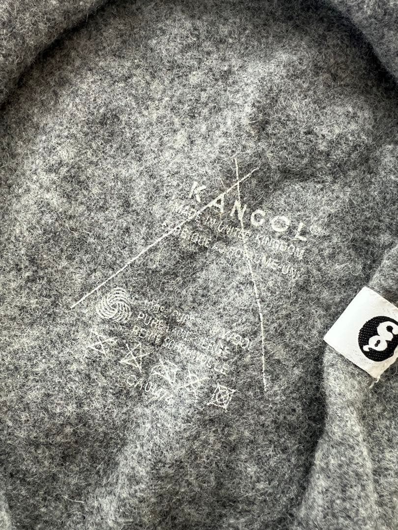 超希少90s初期GOODENOUGH×KANGOL グレーベレー帽 藤原ヒロシ