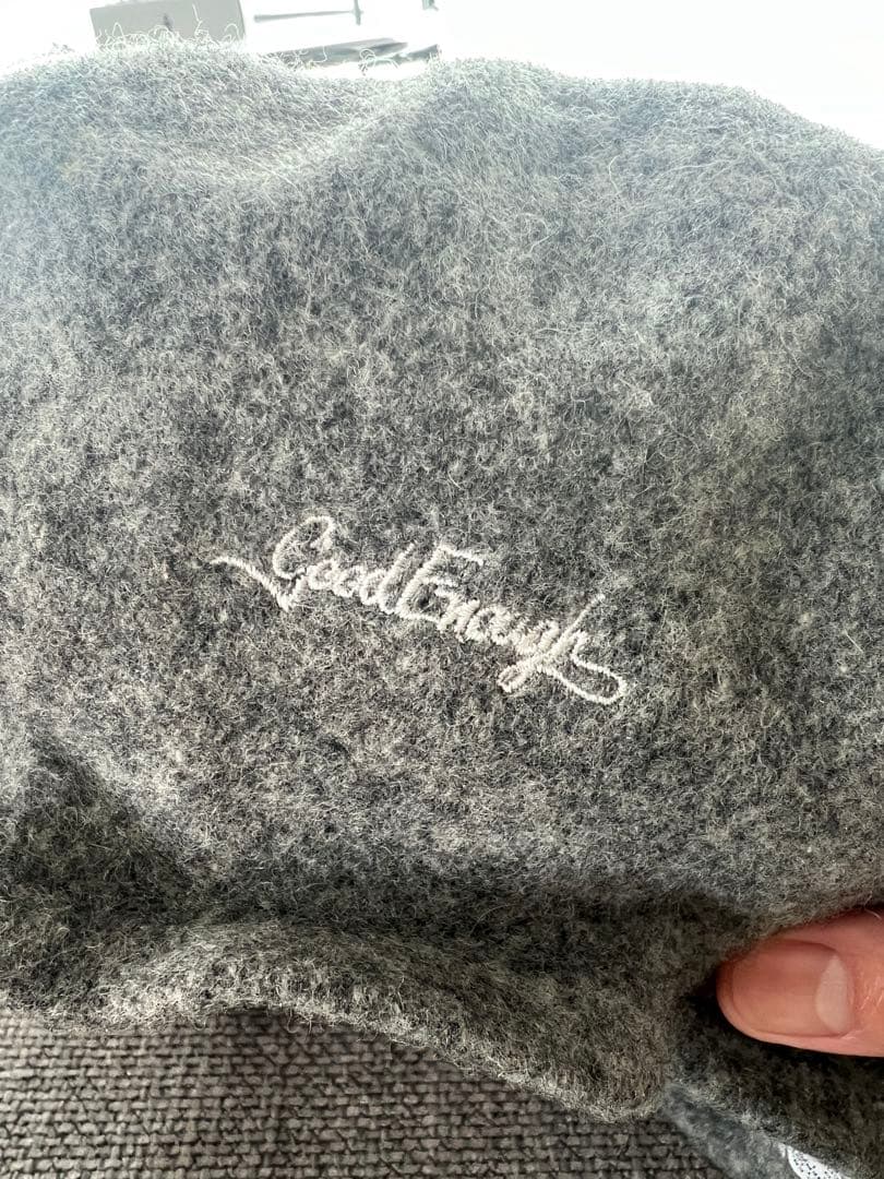 超希少90s初期GOODENOUGH×KANGOL グレーベレー帽 藤原ヒロシ