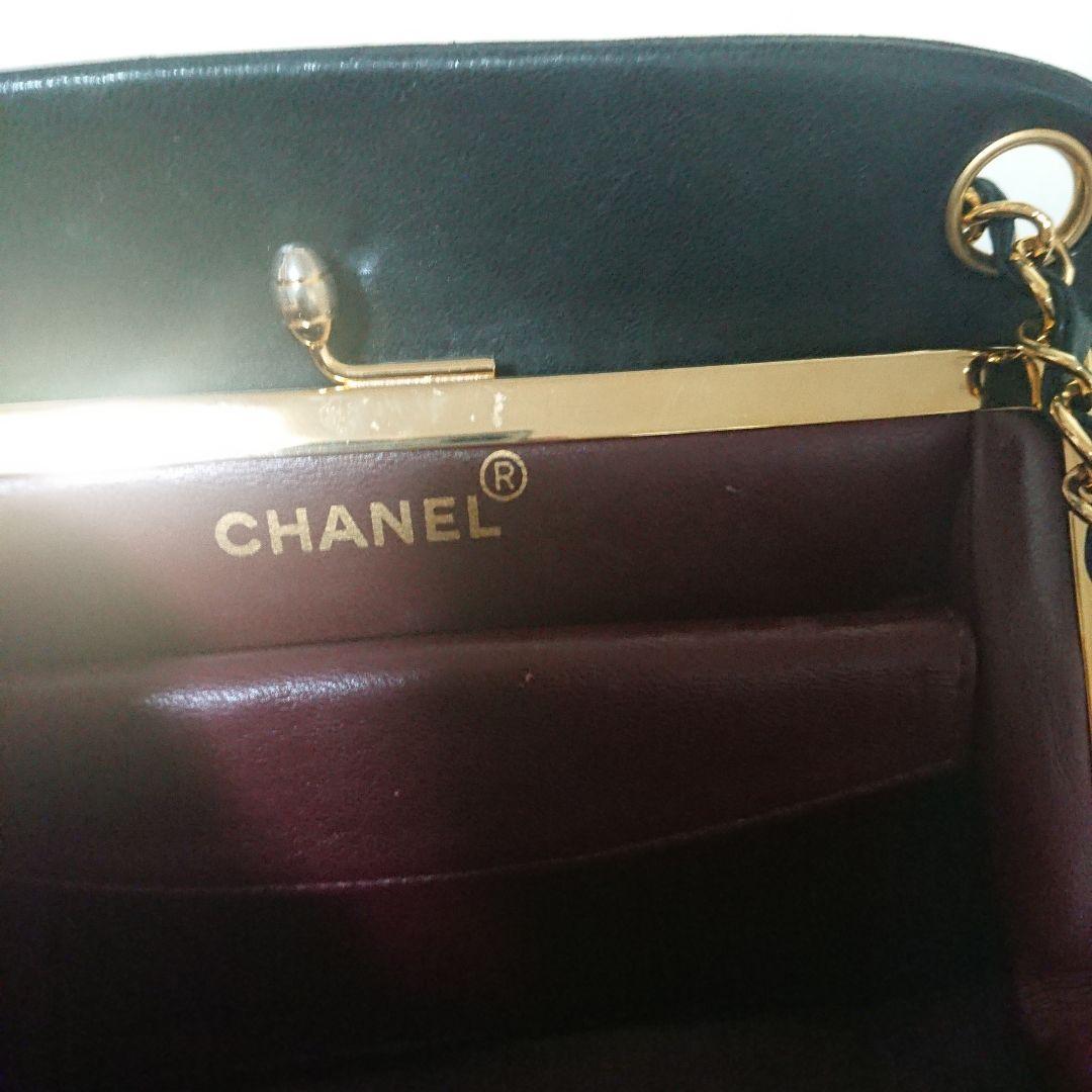最終‼️極美品❤CHANELハンドバッグ Vステッチブラック レザー 2way