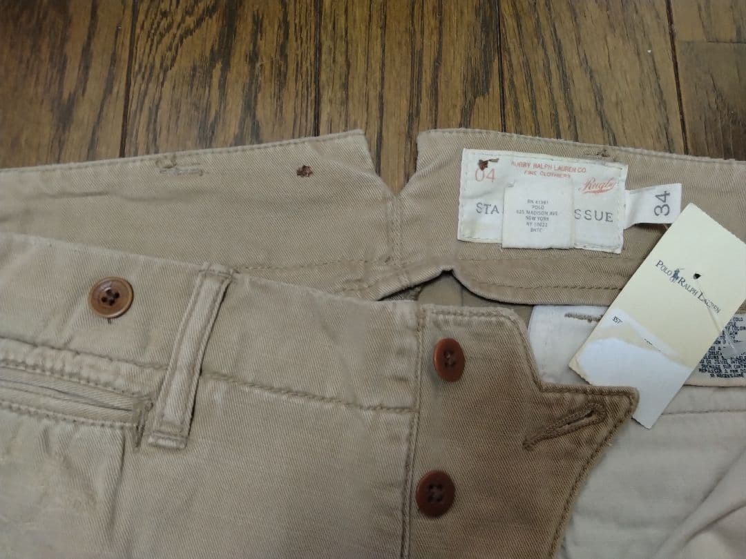 新品レア!ラルフローレンリメイクチノ34