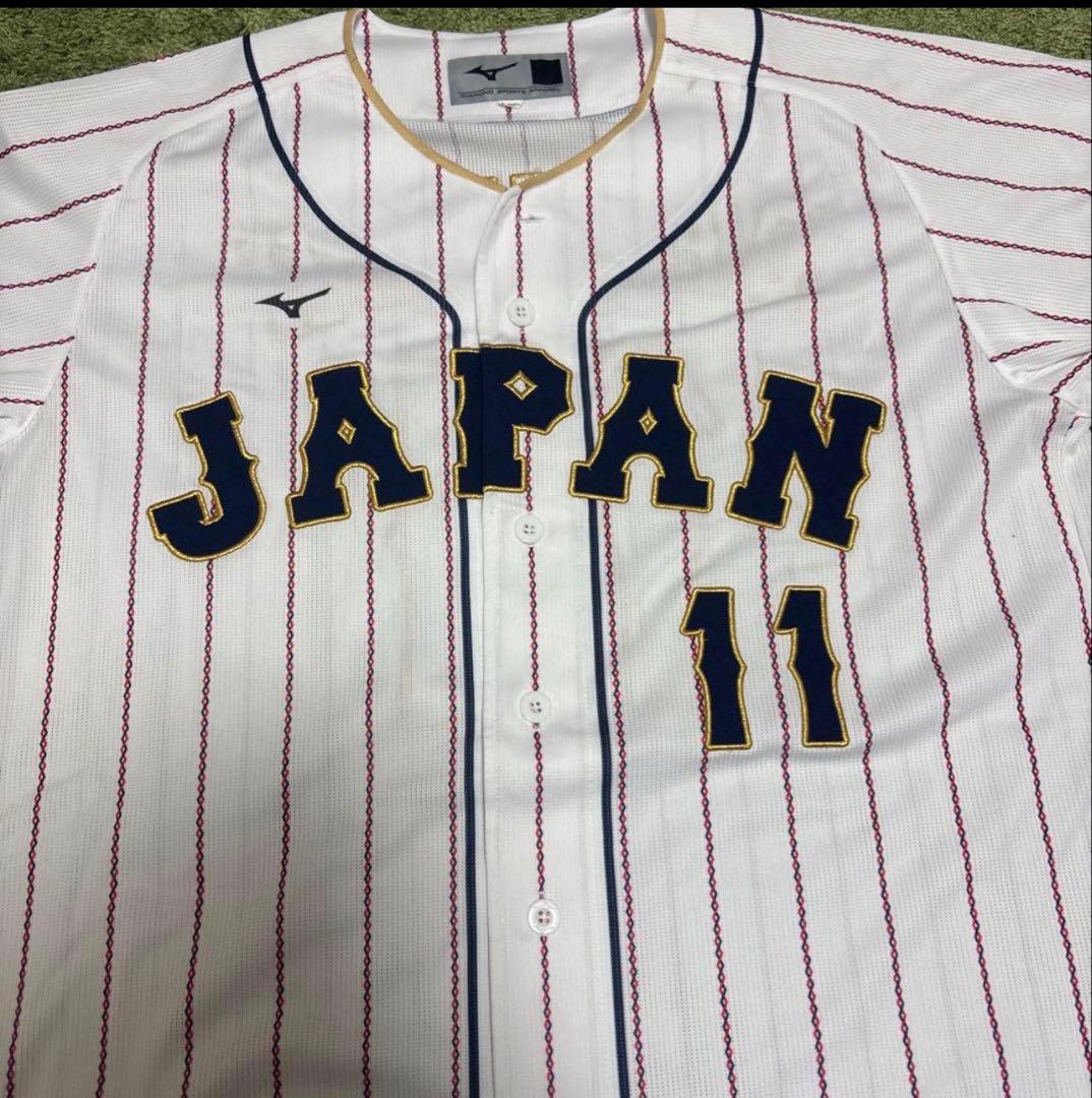最安値‼️【L】【未使用‼️新品‼️】侍JAPANダルビッシュ有 ユニフォーム　刺繍
