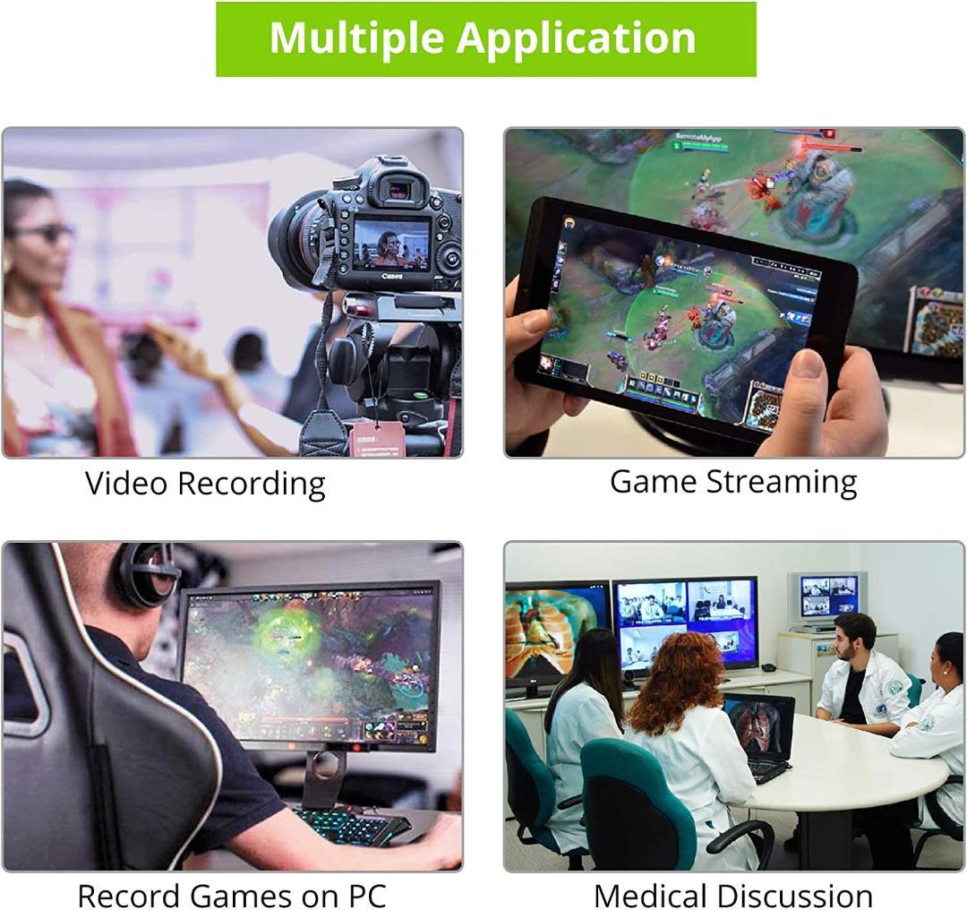 LiNKFOR キャプチャーボード ゲームキャプチャー ビデオキャプチャー