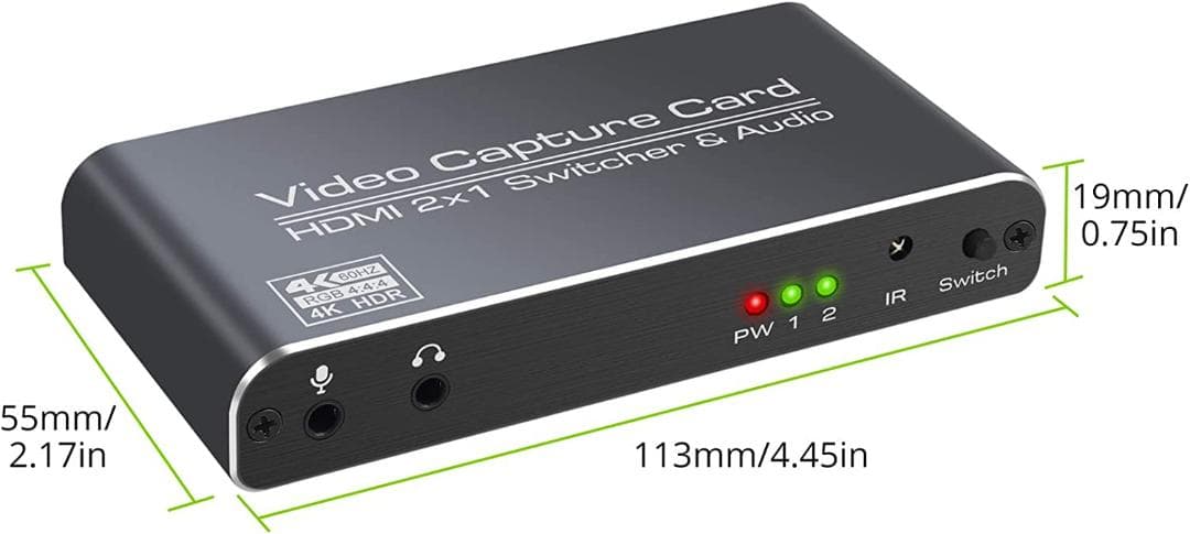 LiNKFOR キャプチャーボード ゲームキャプチャー ビデオキャプチャー