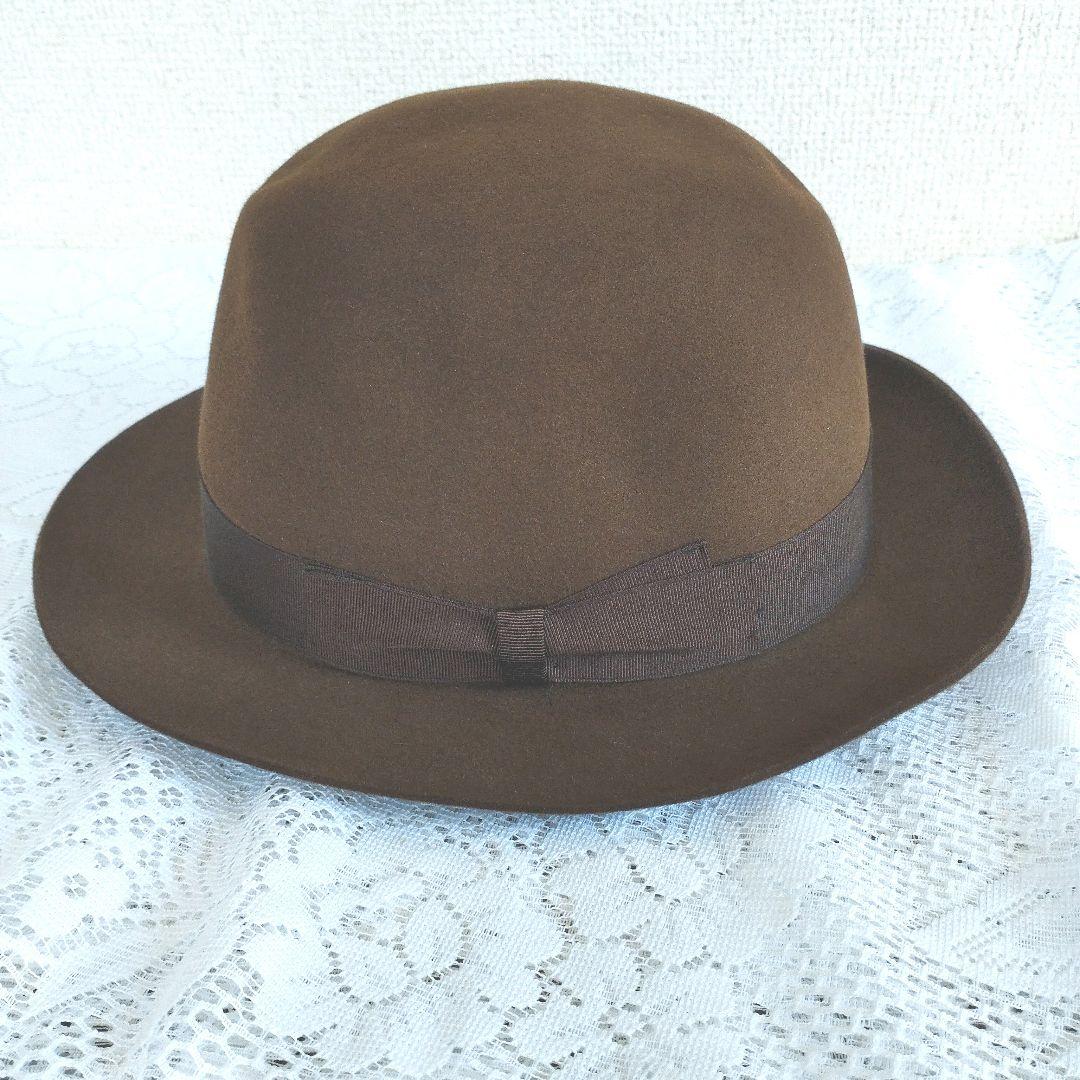 イタリー製ボルサリーノハット美品 57 送料込み