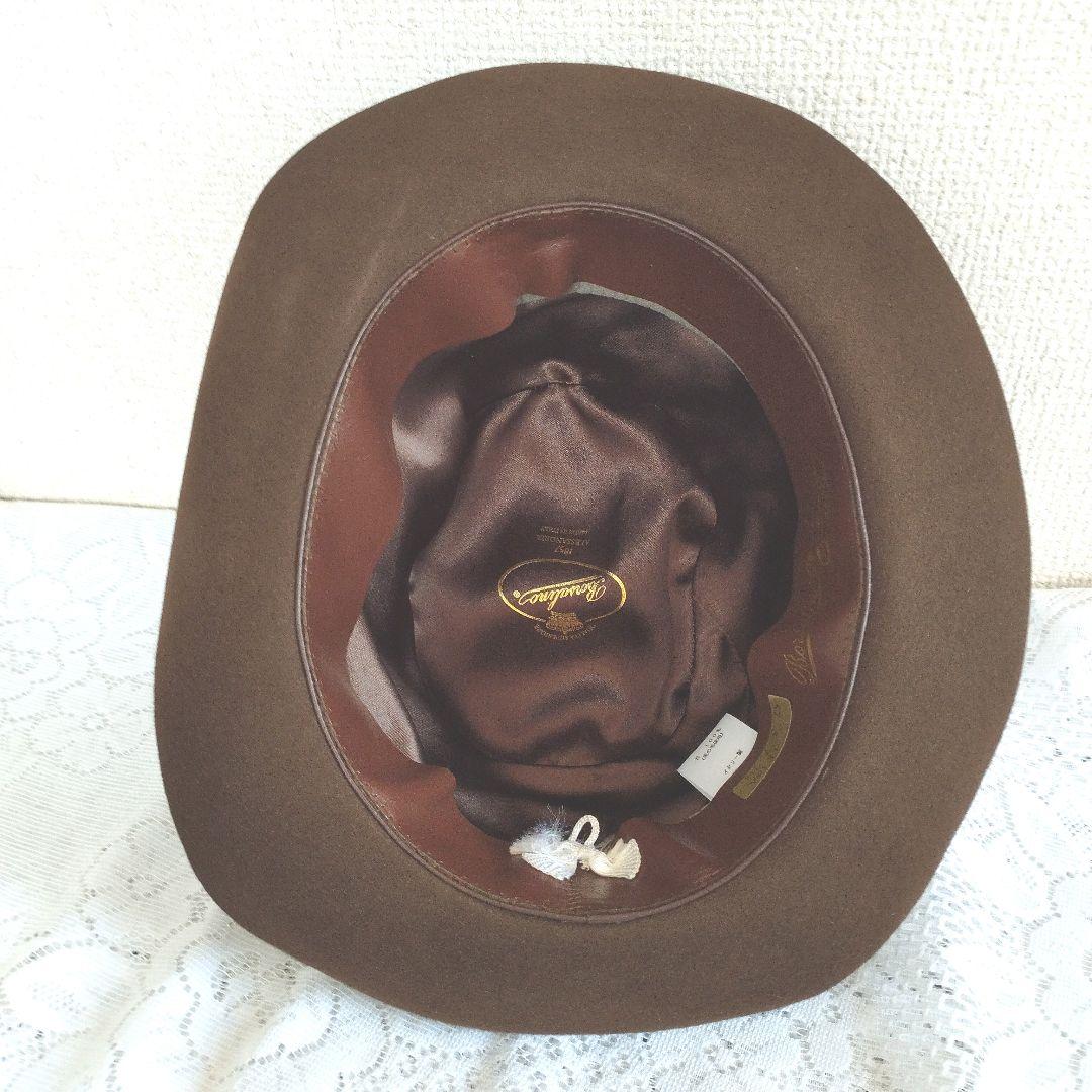 イタリー製ボルサリーノハット美品 57 送料込み