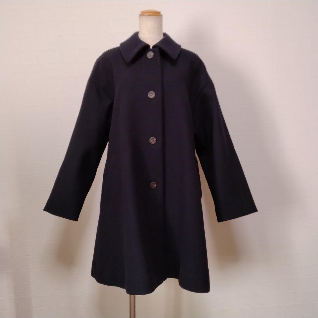 ウール　ステンカラーコート