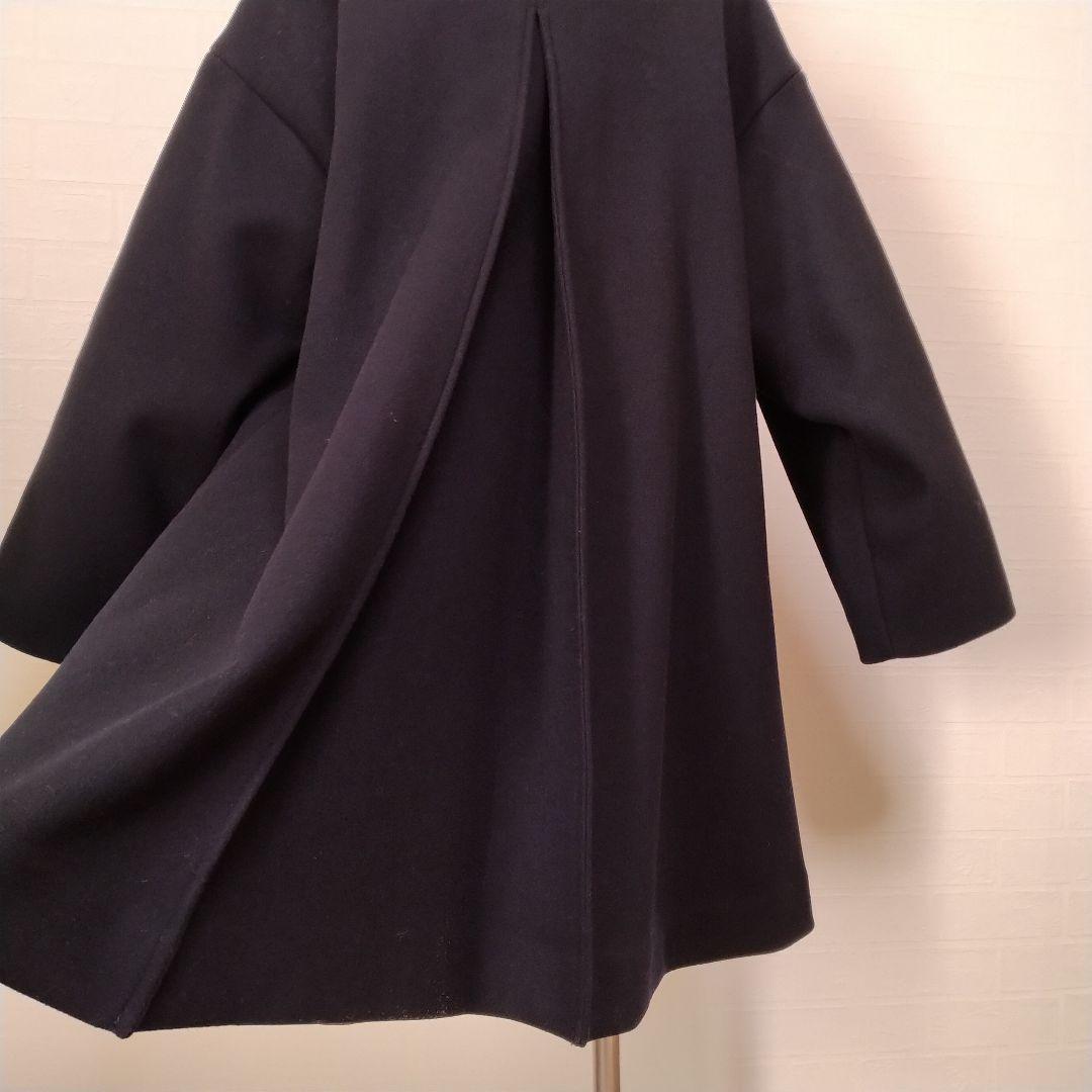 ウール　ステンカラーコート