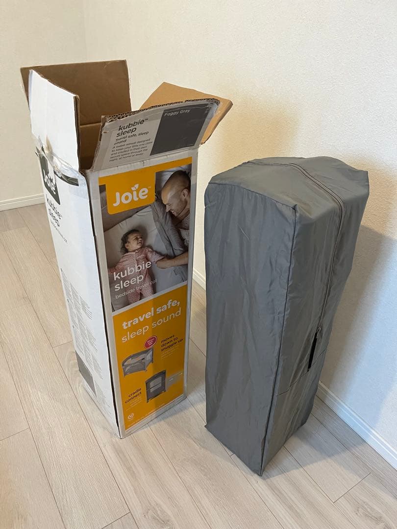 Joie 折りたたみベビーベッド グレー　/ Joie Folding Crib