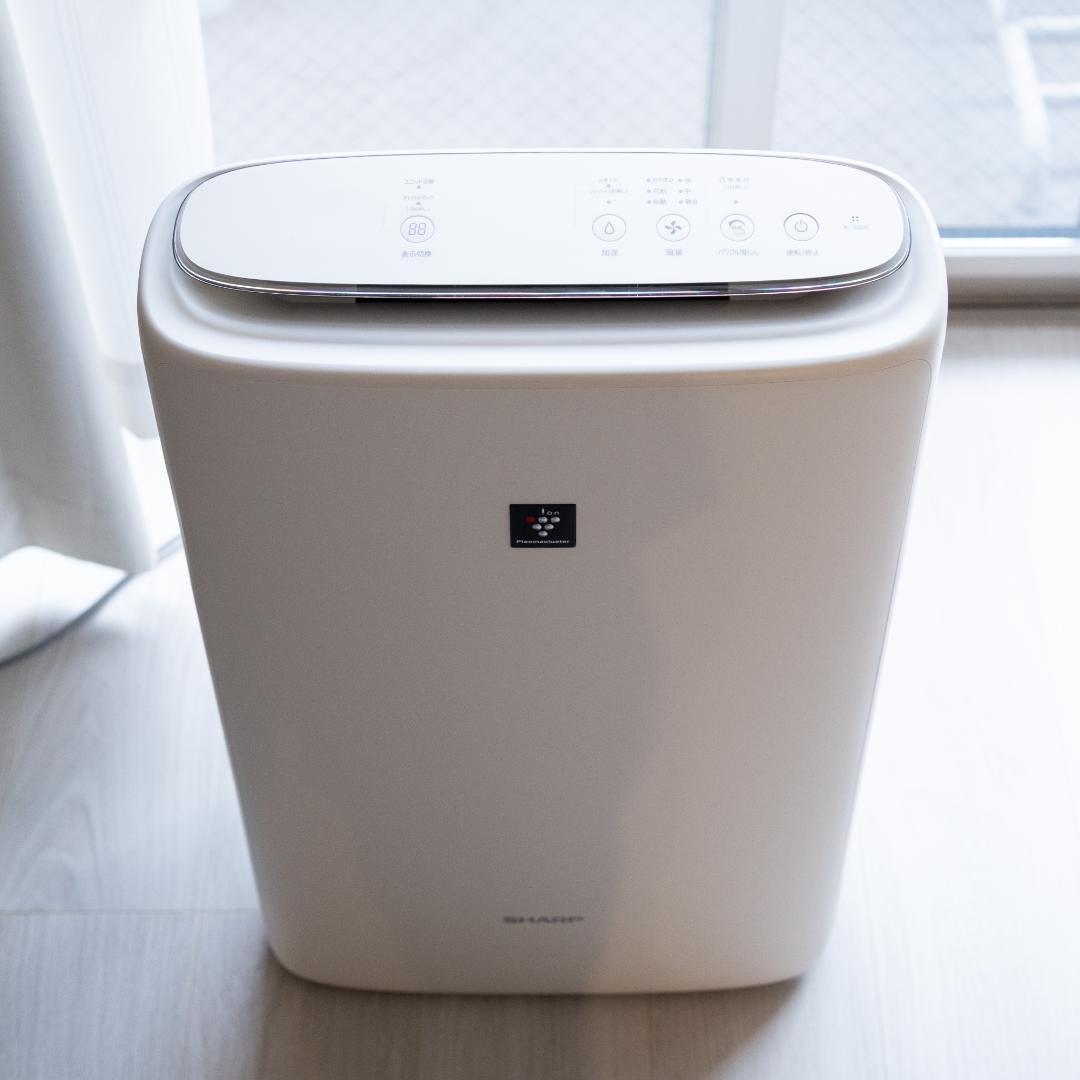 シャープ 空気清浄機 KI-SS50-W 加湿機能付