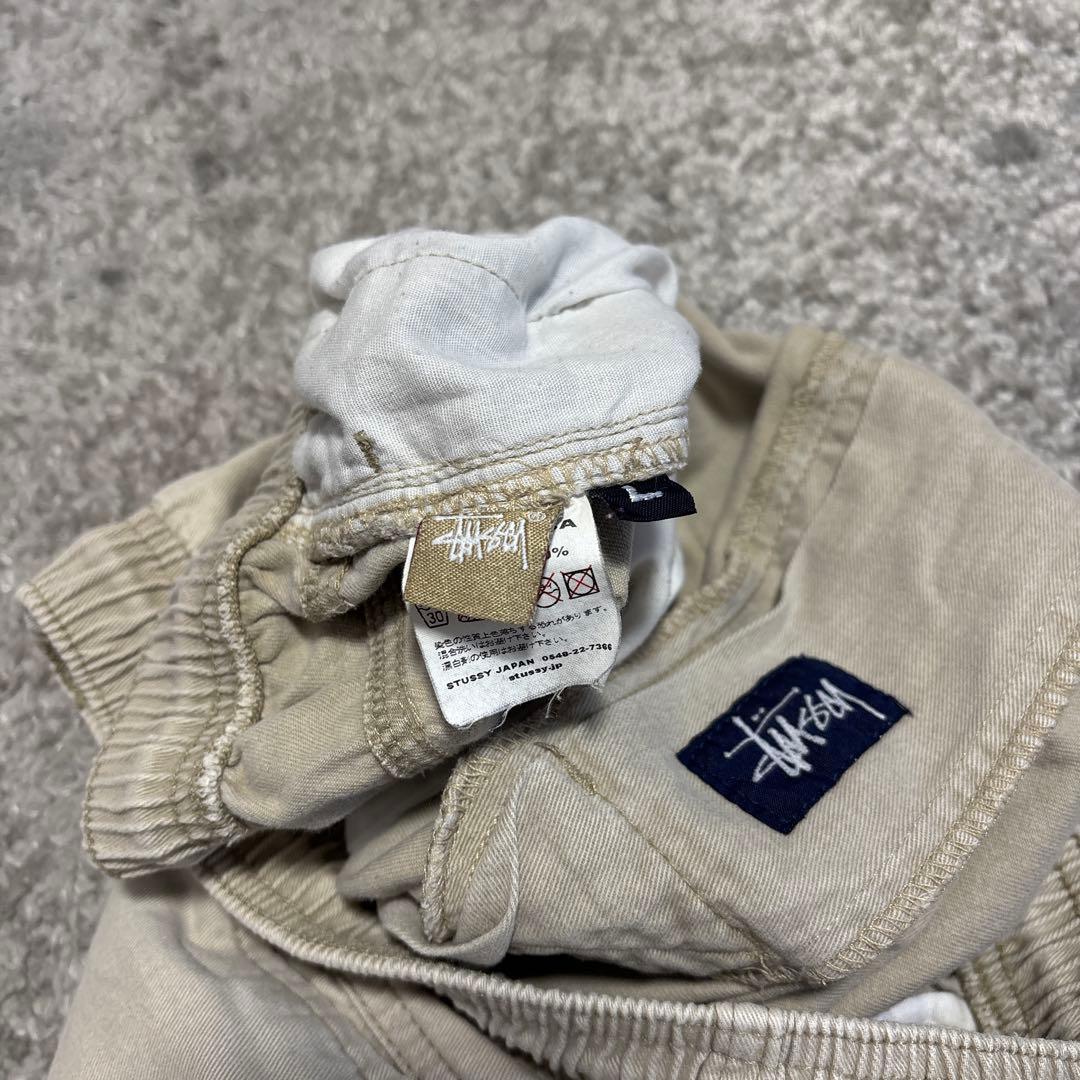 90年代　アメリカ製　stussy イージーショーツL
