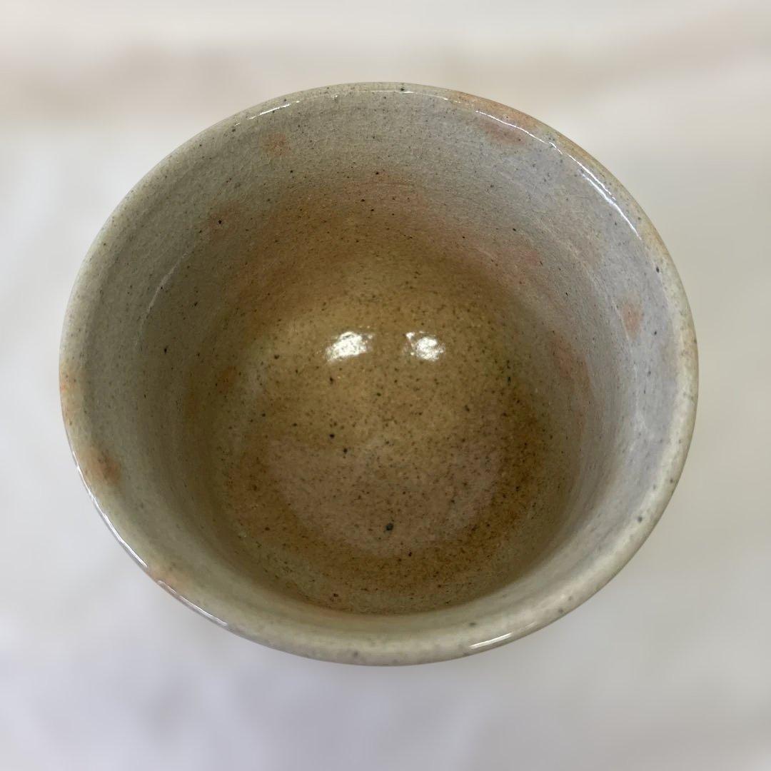 韓国人間国宝　李朝七代白山　金正玉作　嶺南窯　茶碗　共箱