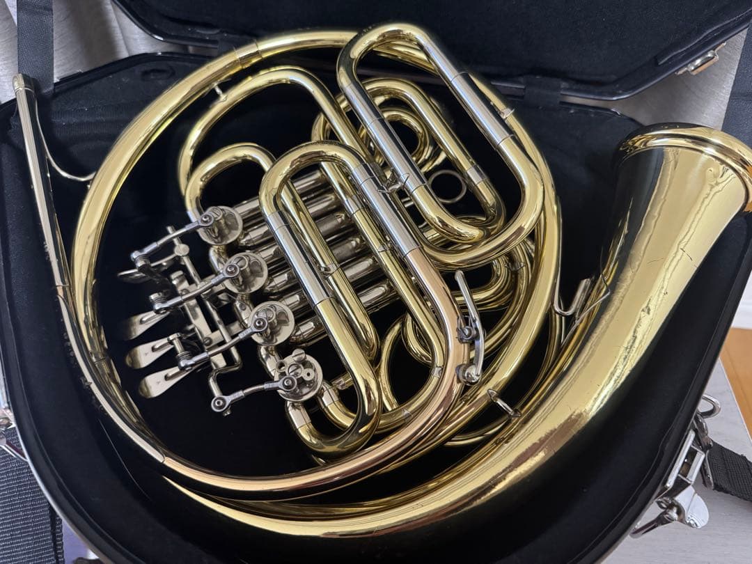 ハンスホイヤー801 フルダブルホルン（イエローブラス）