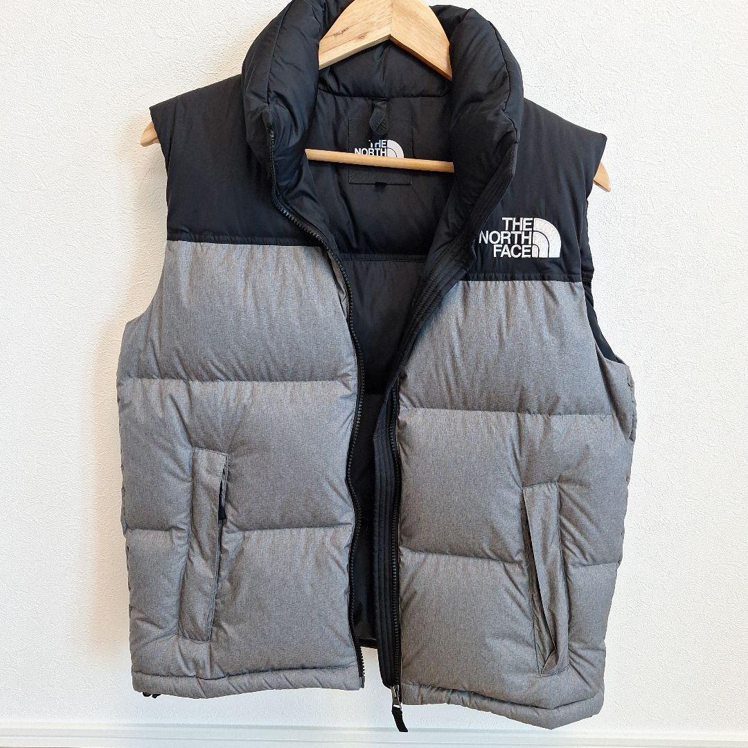 THE NORTH FACE ダウンベスト ND91844 グレー・ブラック