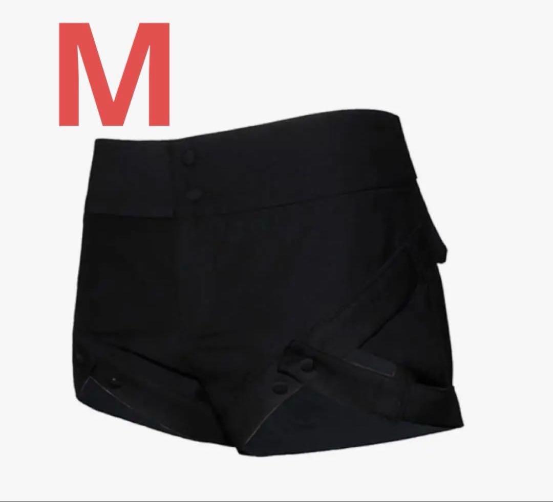 パンツ S v-cut mini shorts black