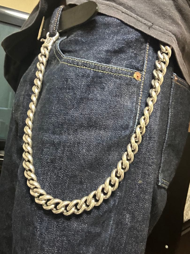 【極上】シルバーウォレットチェーン925 330g 大幅値下げ！！