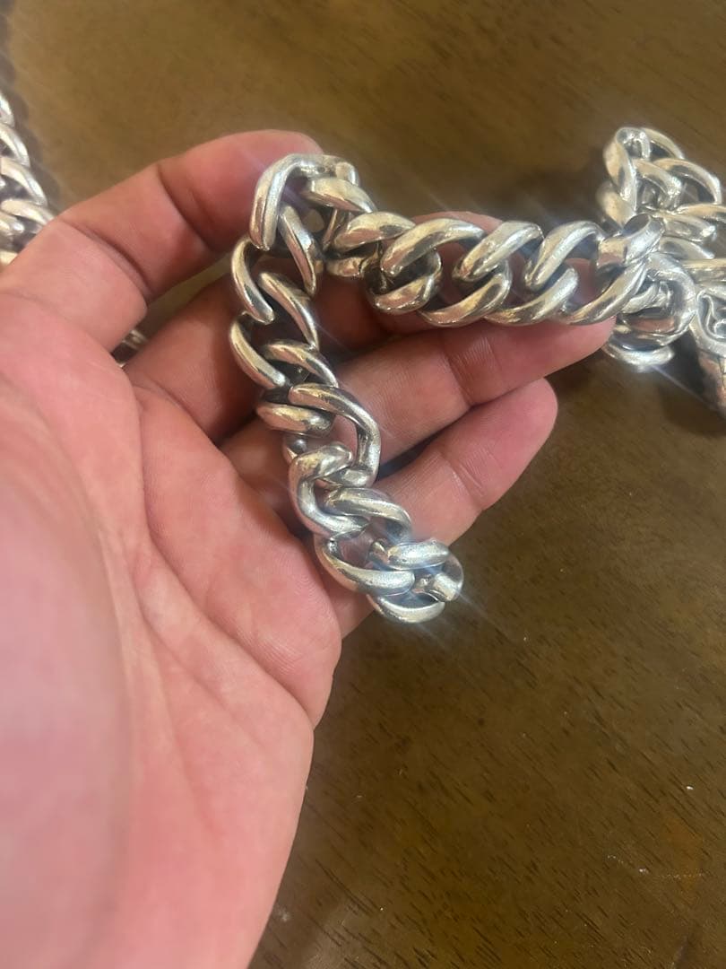 【極上】シルバーウォレットチェーン925 330g 大幅値下げ！！