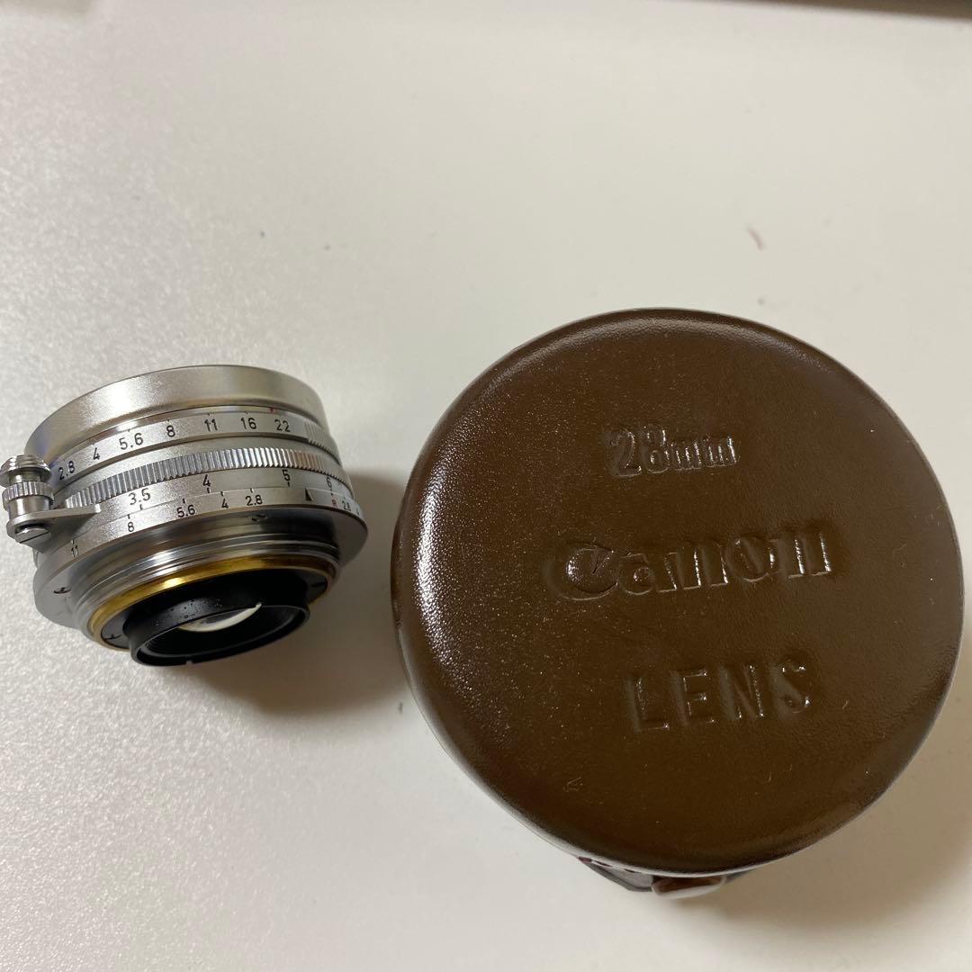 Canon lens 28mm 2.8 レアレンズL39
