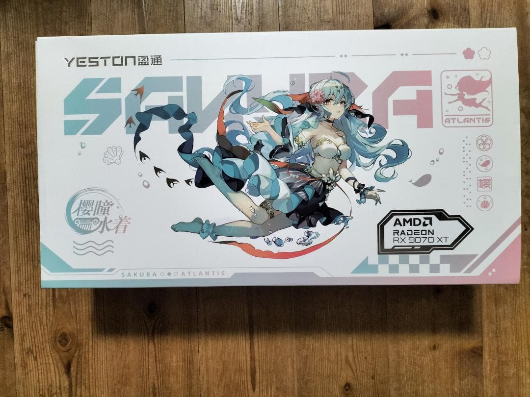 RADEON RX 9070XT　YESTON 櫻瞳水着