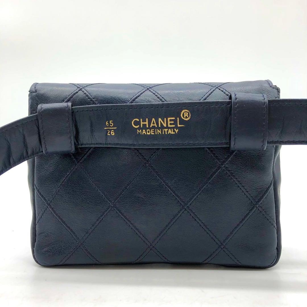 ✨美品✨シャネル ウエストポーチ ビコローレ ココマーク ターンロック チェーン