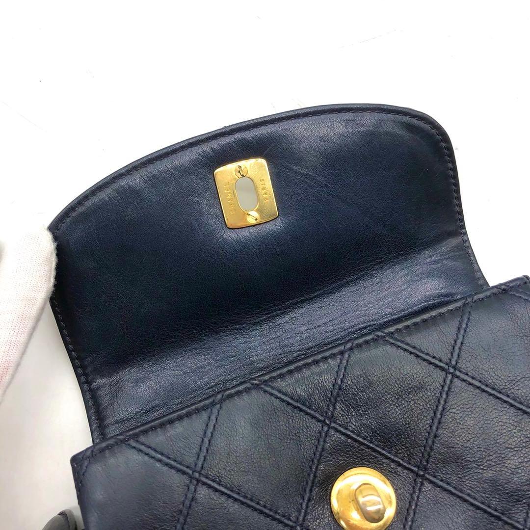 ✨美品✨シャネル ウエストポーチ ビコローレ ココマーク ターンロック チェーン