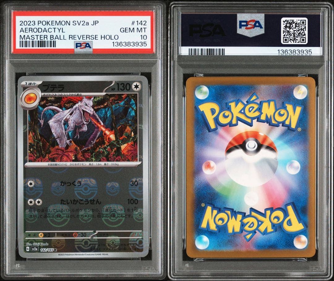 【PSA10】マスターボール　プテラ　151