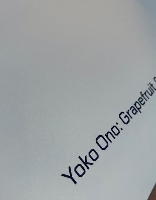 額装済/Shadow Piece（オノ ヨーコ）/ポスター