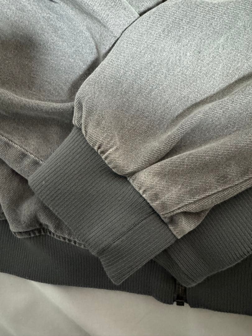 ゆ*ん様 アディダス ルーズ デニム ブラック ウォッシュ ジャケット