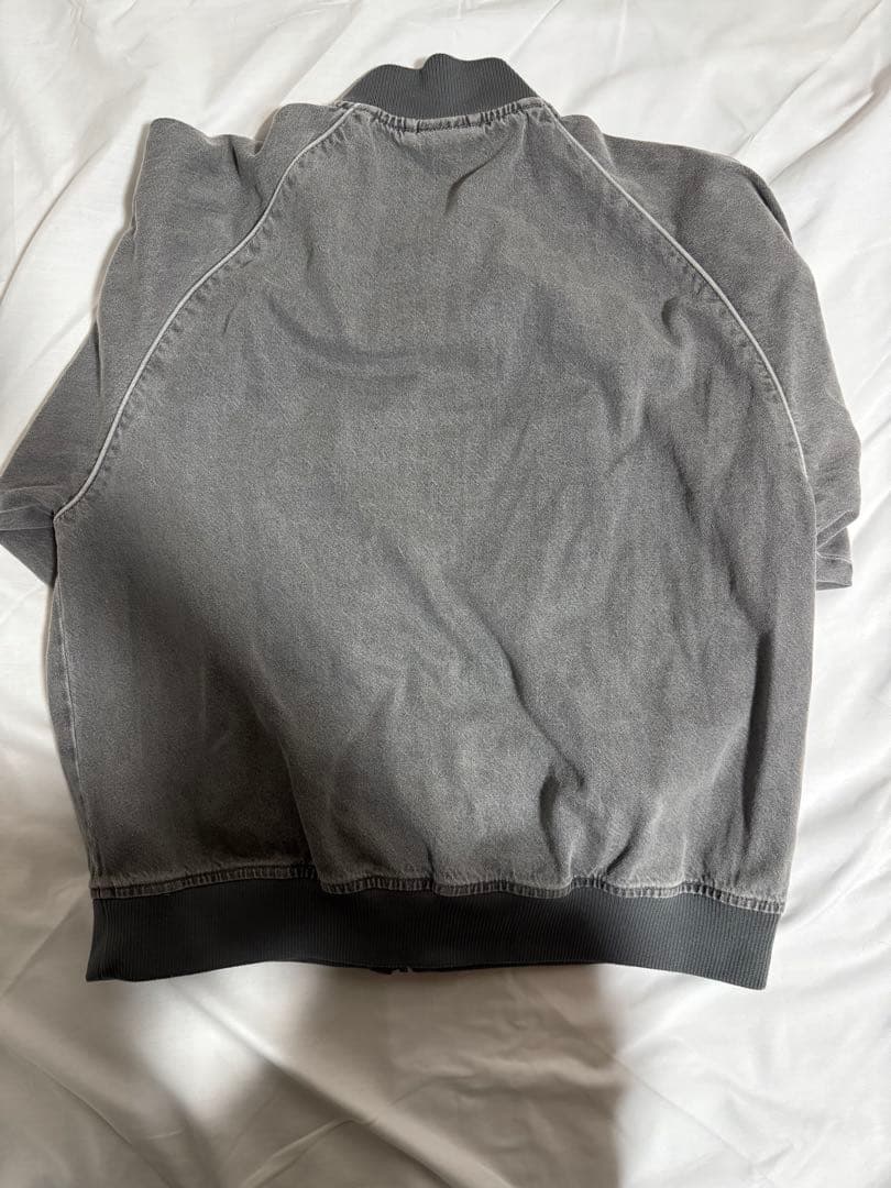 ゆ*ん様 アディダス ルーズ デニム ブラック ウォッシュ ジャケット