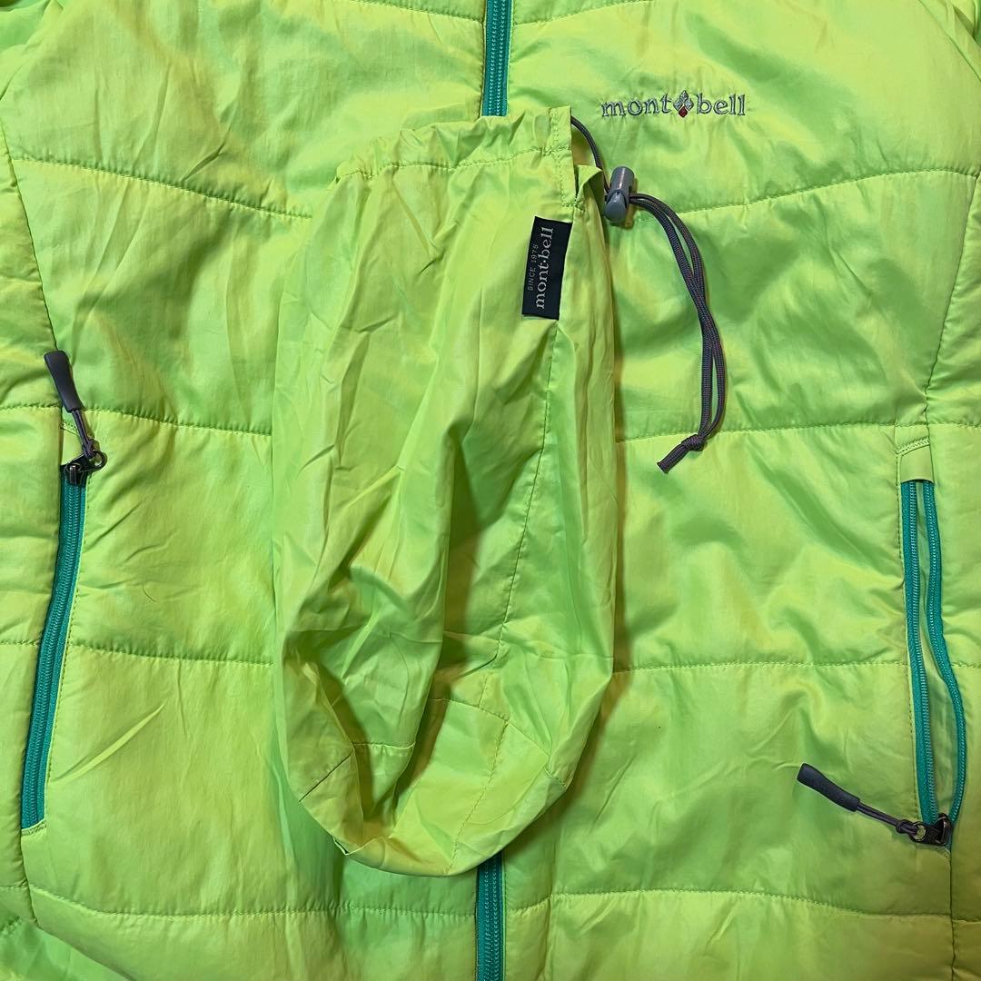 ジャケット・アウター mont-bell reversible down jacket green