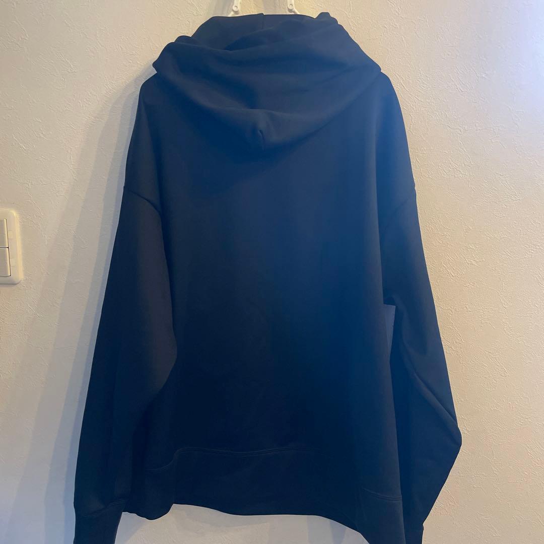 un3d アンスリード　サークルキルティングポケットフーディ　ブラック　パーカー