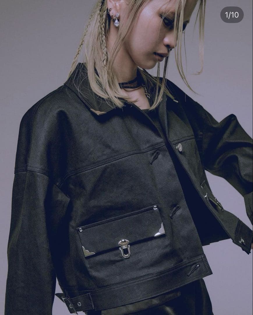 未使用tanakadaisuke ブラックデニムジャケット