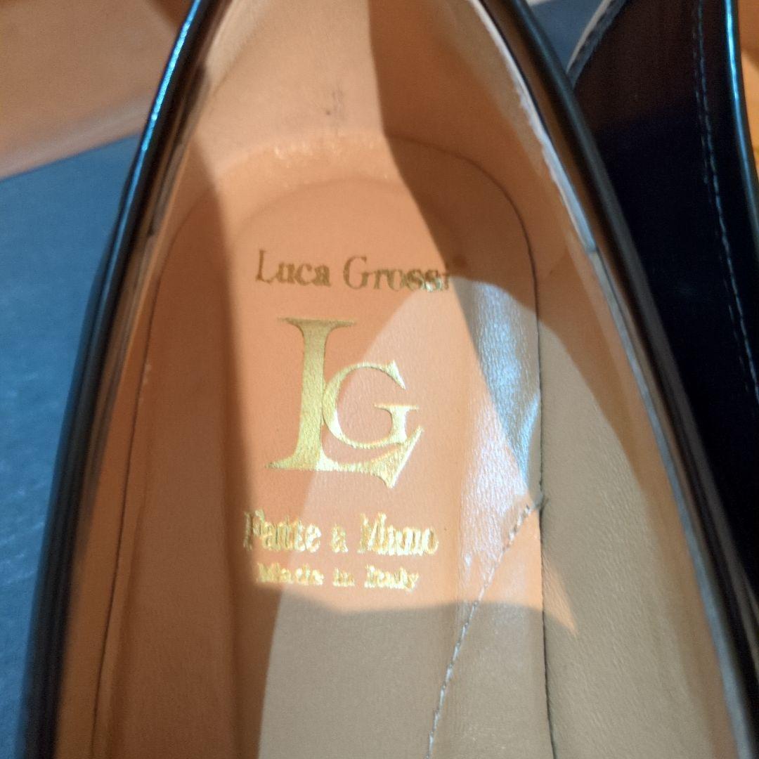 Luca Grossi ブラックローファー サイズ36