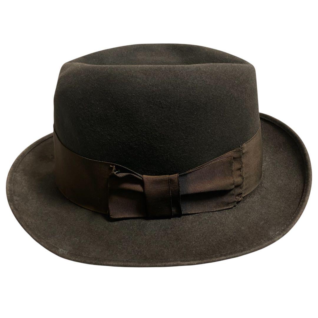 1950-60s \"KNOX PREMIER\" ヴィンテージフェドラハット