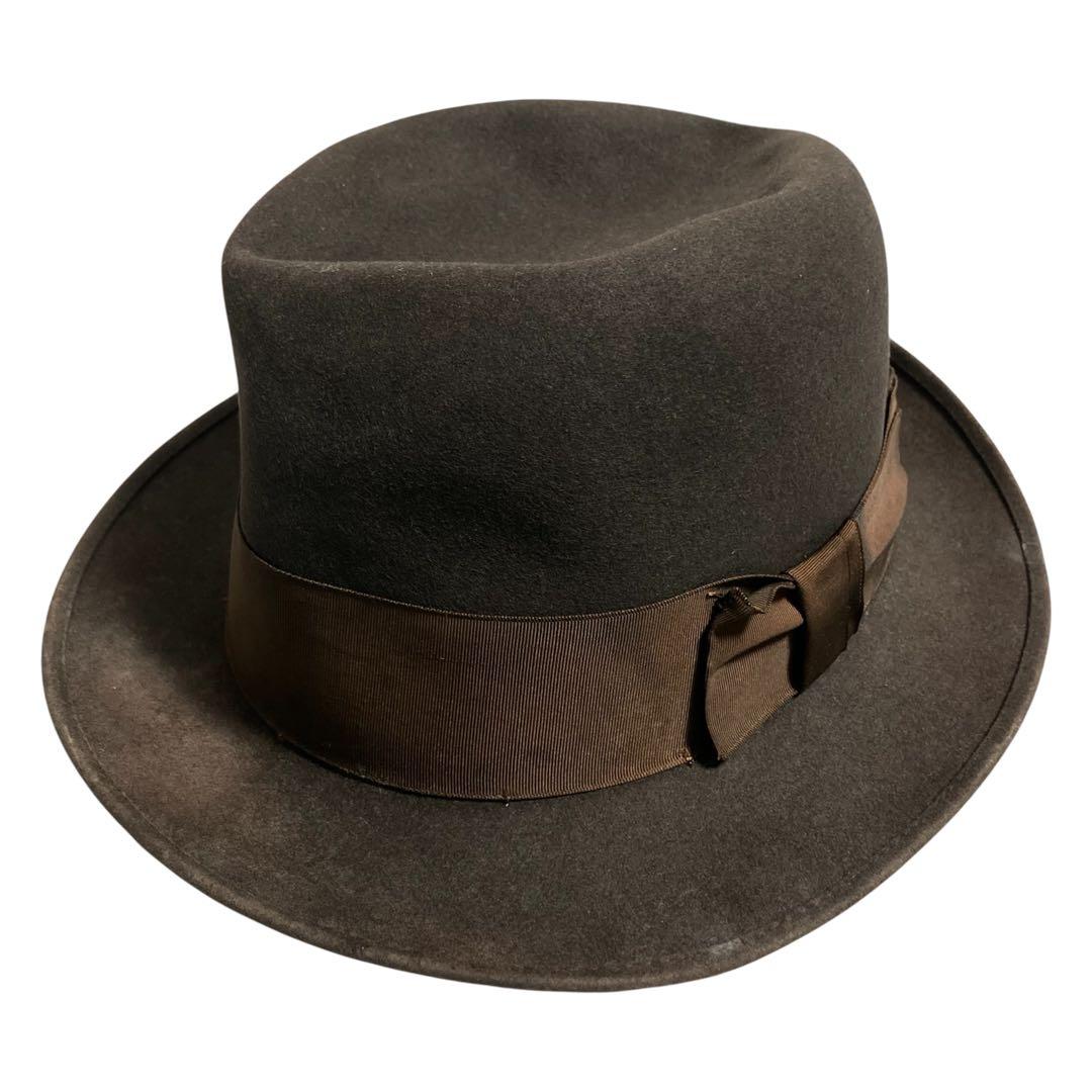 1950-60s \"KNOX PREMIER\" ヴィンテージフェドラハット