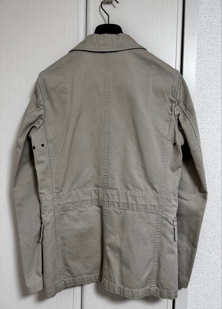 JIL SANDER ジャケット　ミニタリー　メンズ　ベージュ