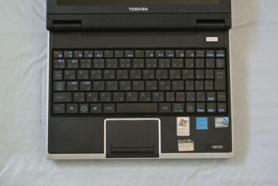 Windowsノート本体 TOSHIBA NB100/H PANB100HNL