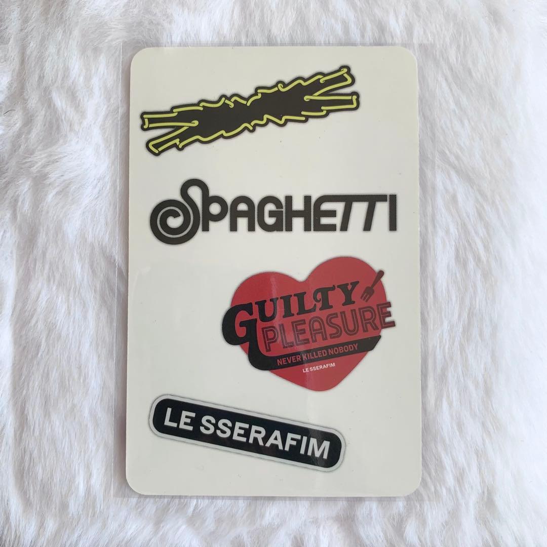 LE SSERAFIM ウンチェ \"Spaghetti\" Hello82 限定