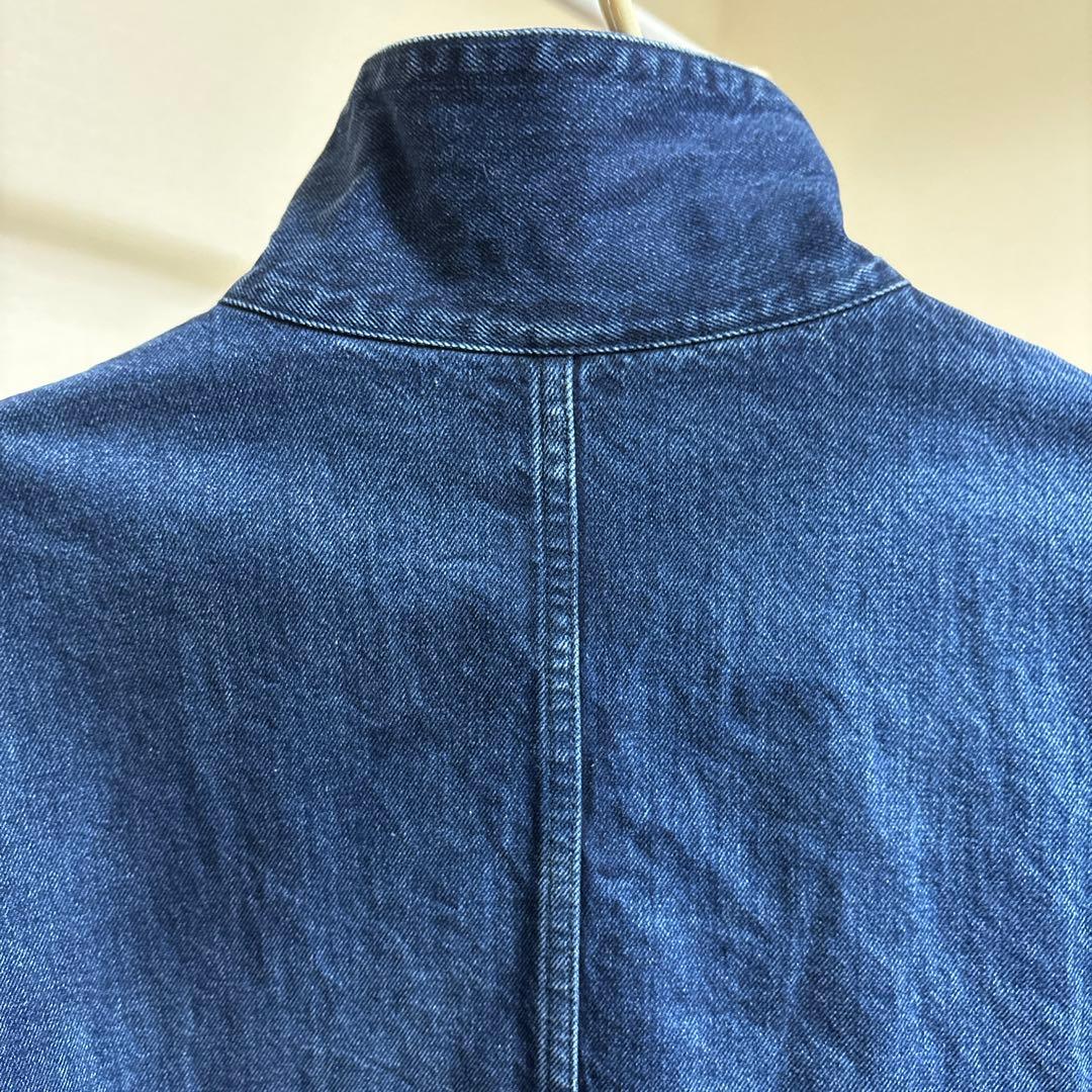ヴェリテクール　デニムプルオーバージャケット　DARK INDIGO