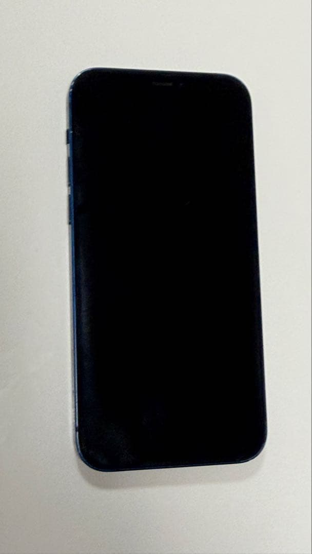 バッテリー100%iPhone12 256GBブルーMGJ33J/Aコードおまけ