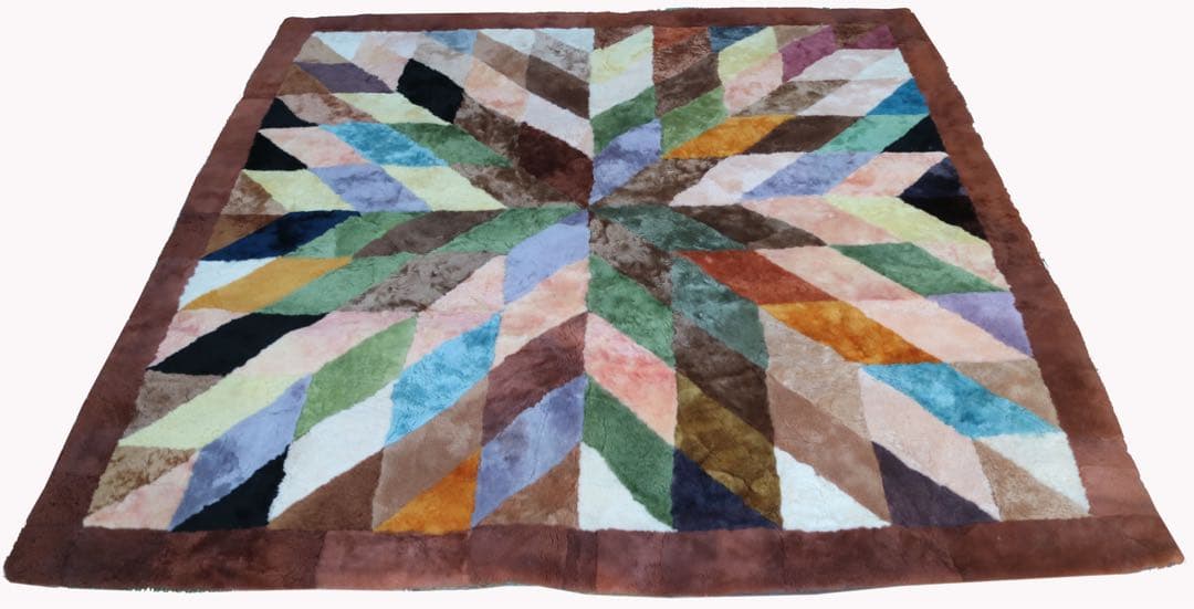 みー　ムートンラグ・カーペット　200x200cm TS9301