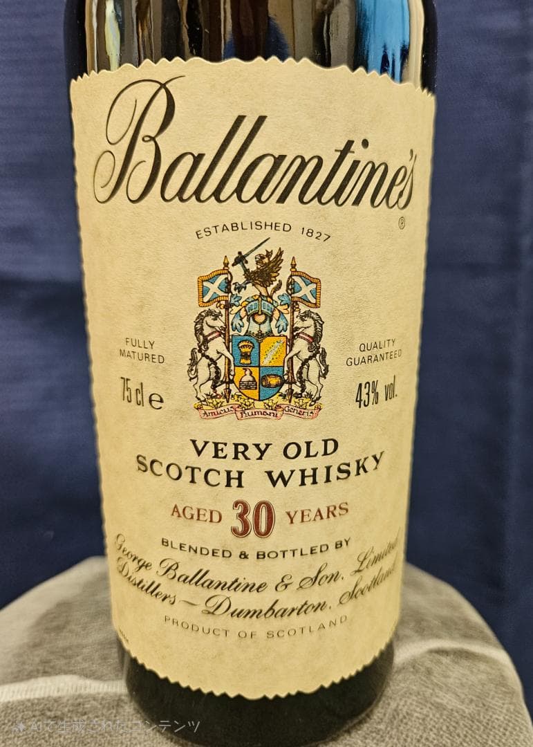 【古酒】Ballantine's 30年 スコッチウイスキー 750ml 43%