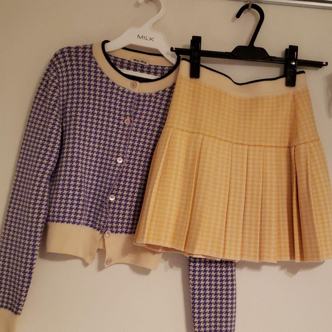 Miumiu 千鳥格子　セットアップ