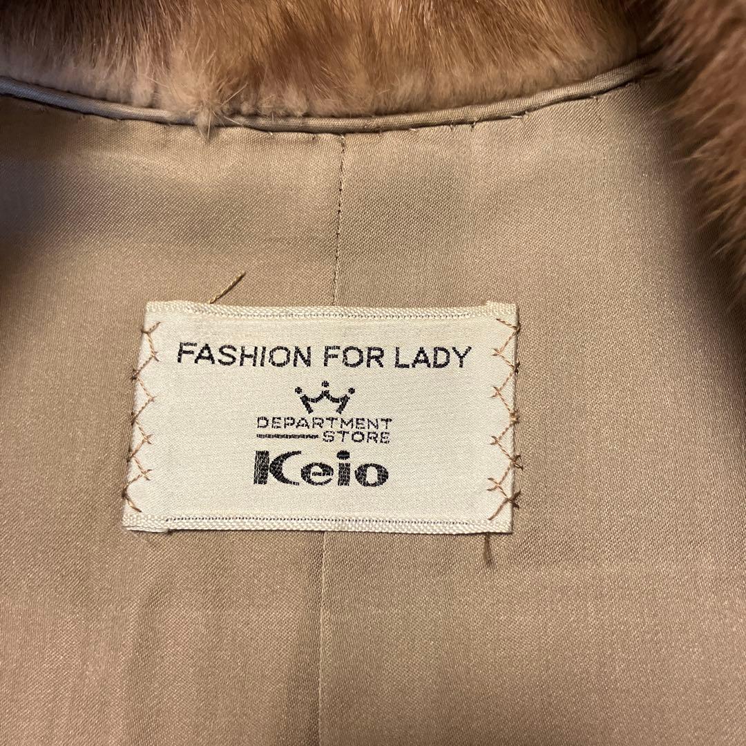 ミンク毛皮　ハーフコート　13号　L~XL