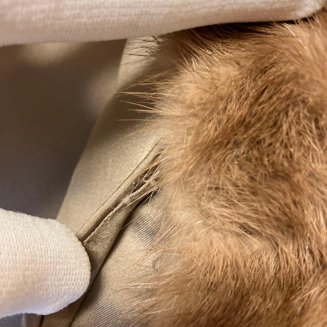 ミンク毛皮　ハーフコート　13号　L~XL