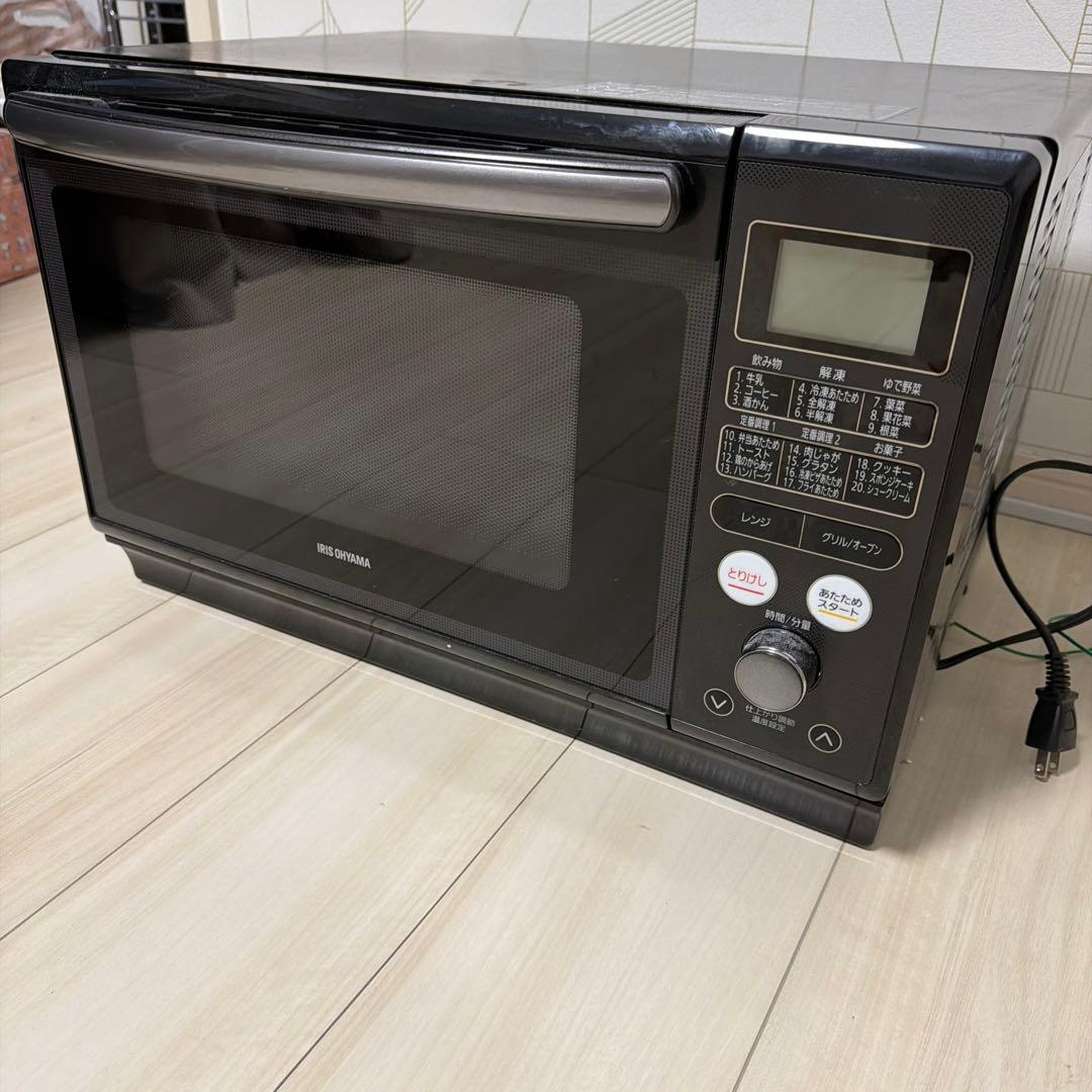 IRIS OHYAMA スチームオーブンレンジ MO-FS2403 ブラック