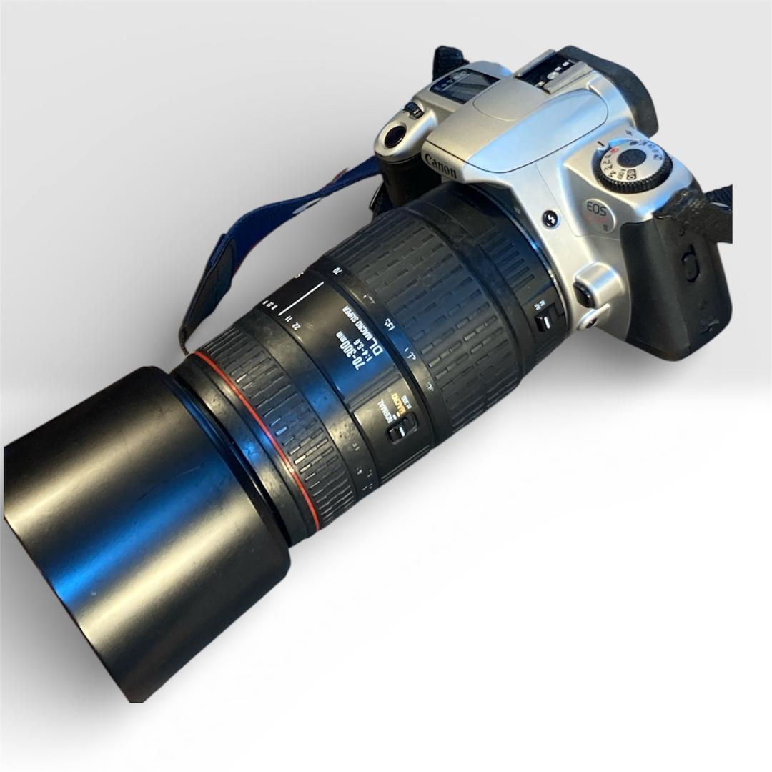 【動作確認済】フィルムカメラCanon EOS Kiss III ダブルレンズ