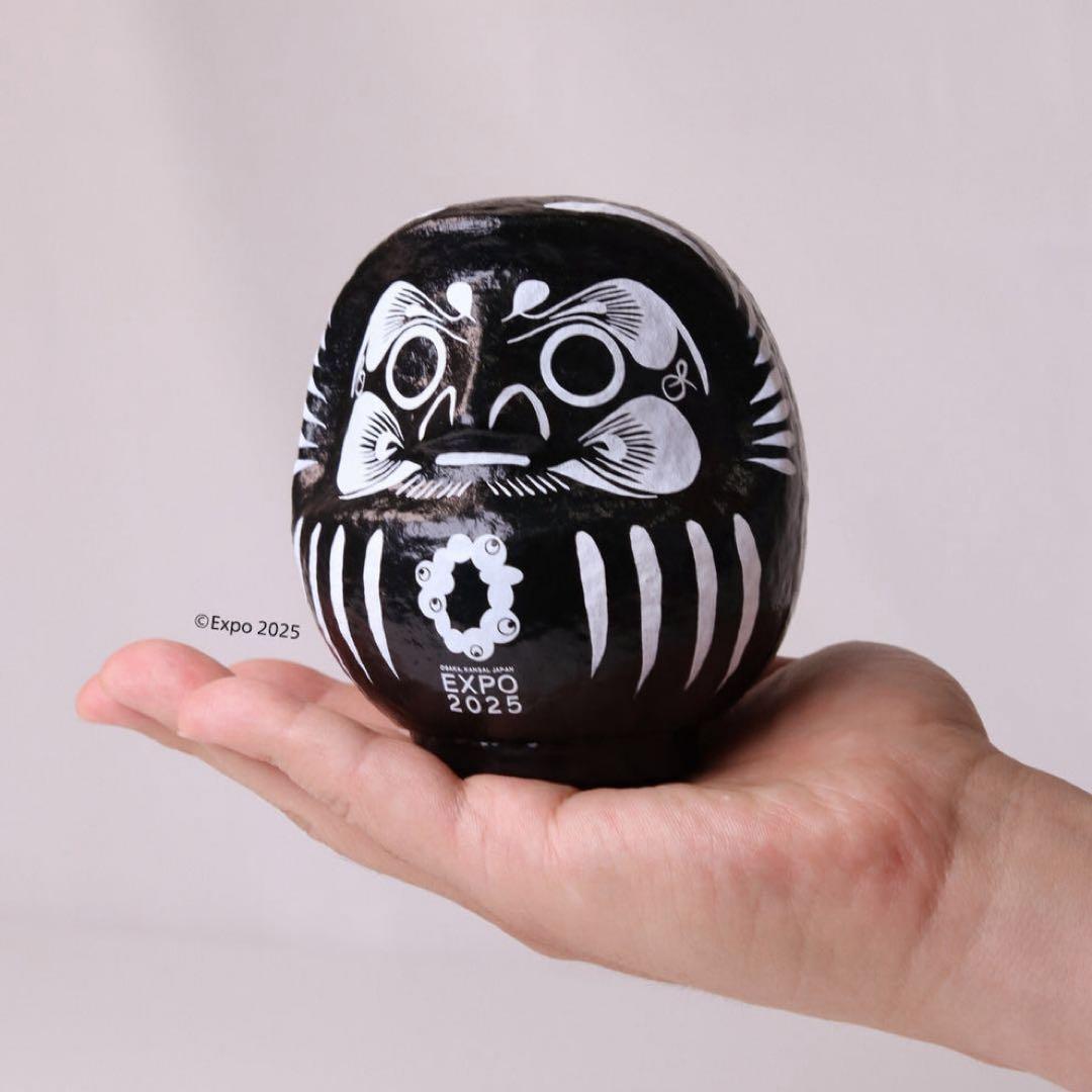 高崎だるま 万博 黒 ミャクミャク