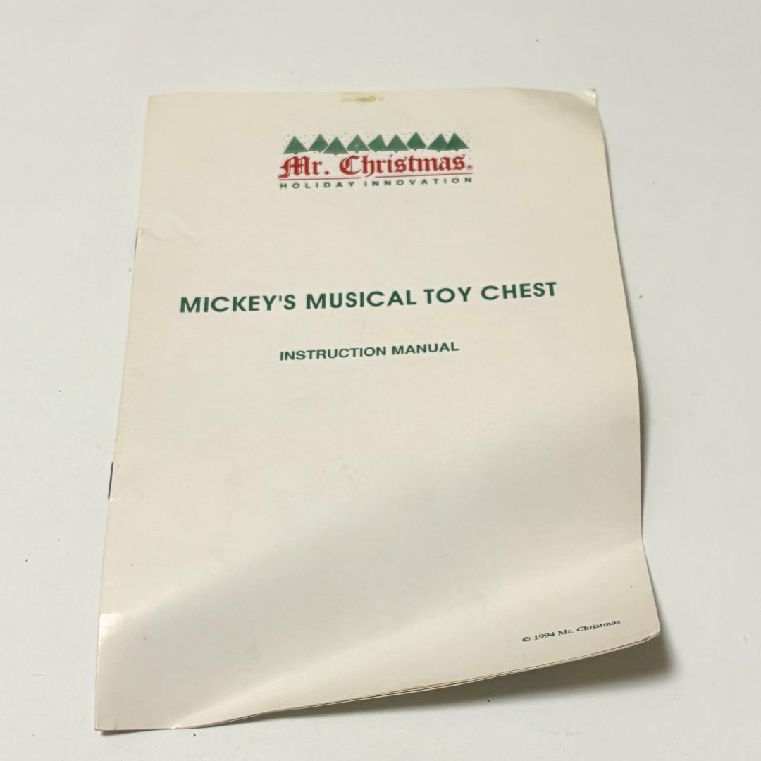 ミスタークリスマス社 ミッキーズ ミュージカルトイチェスト Xmas オルゴール