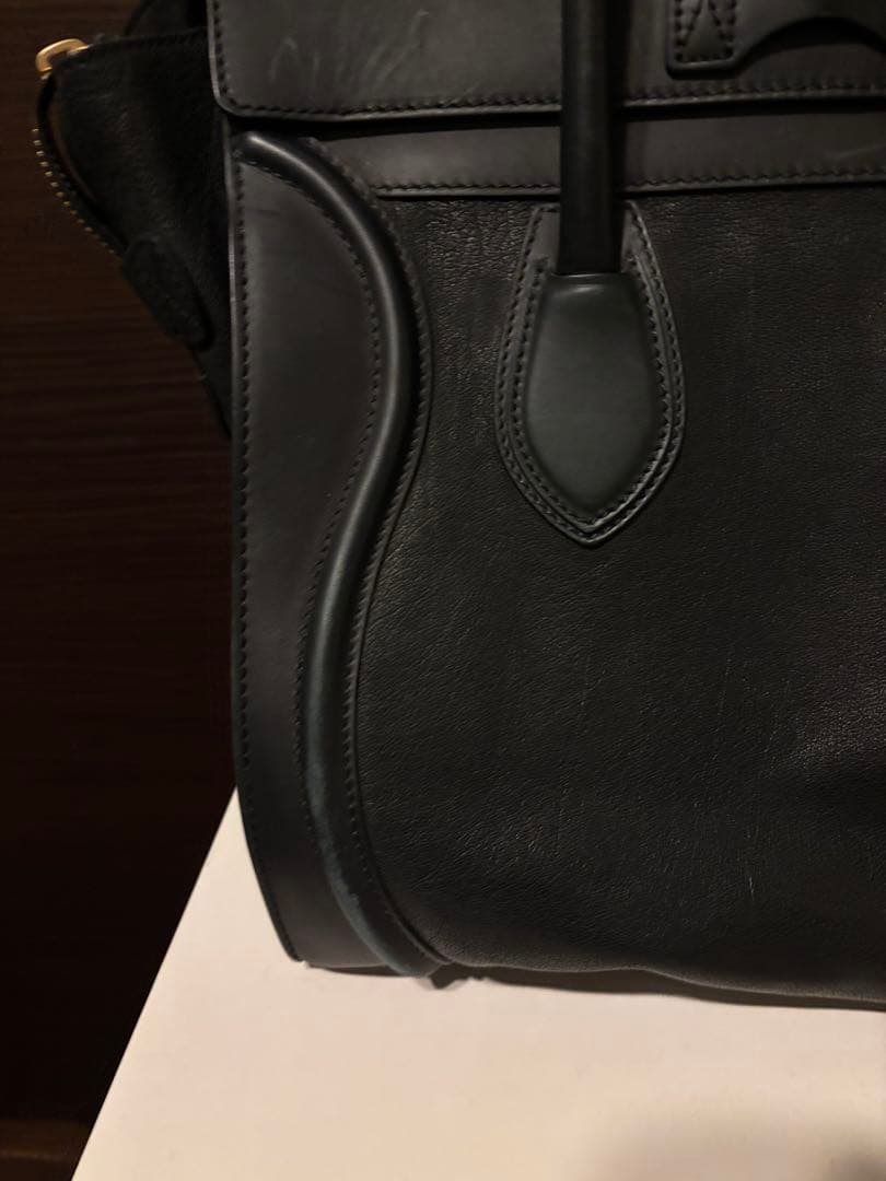 CELINE セリーヌ ラゲージ ファントム レザートートバッグ