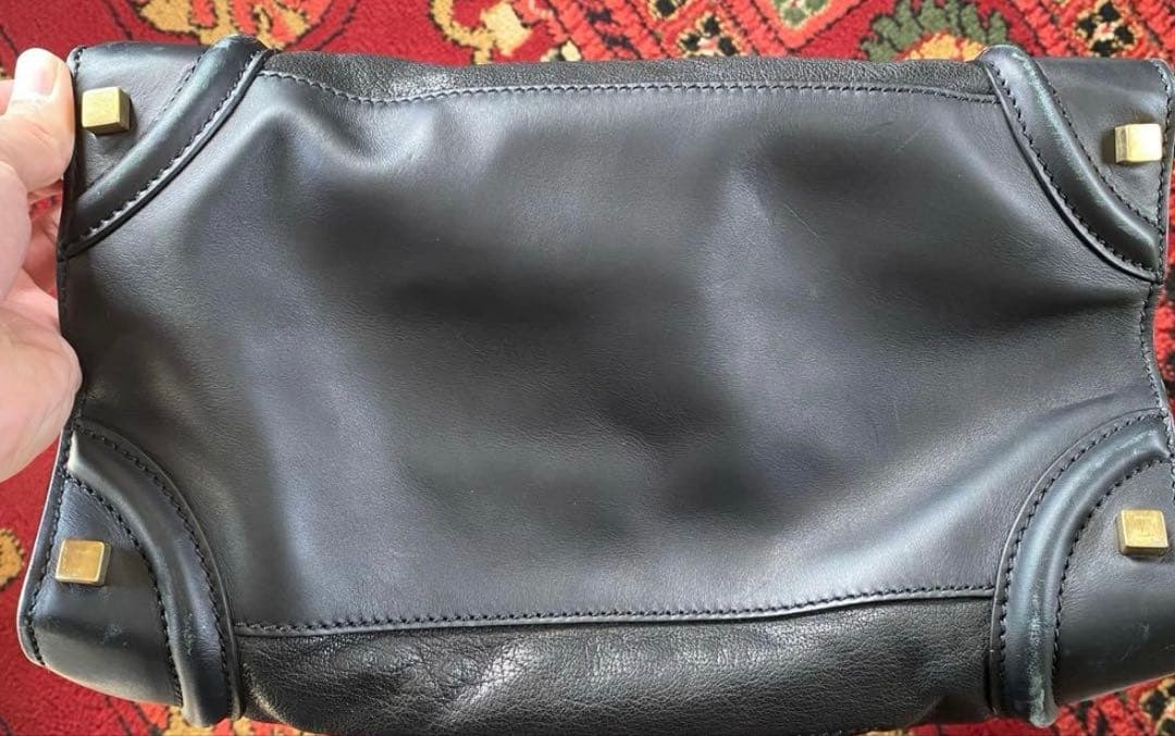 CELINE セリーヌ ラゲージ ファントム レザートートバッグ